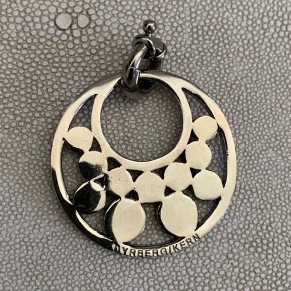 Dyrberg/Kern Idoya extra large off white enamel pendant - Picture 8 of 8